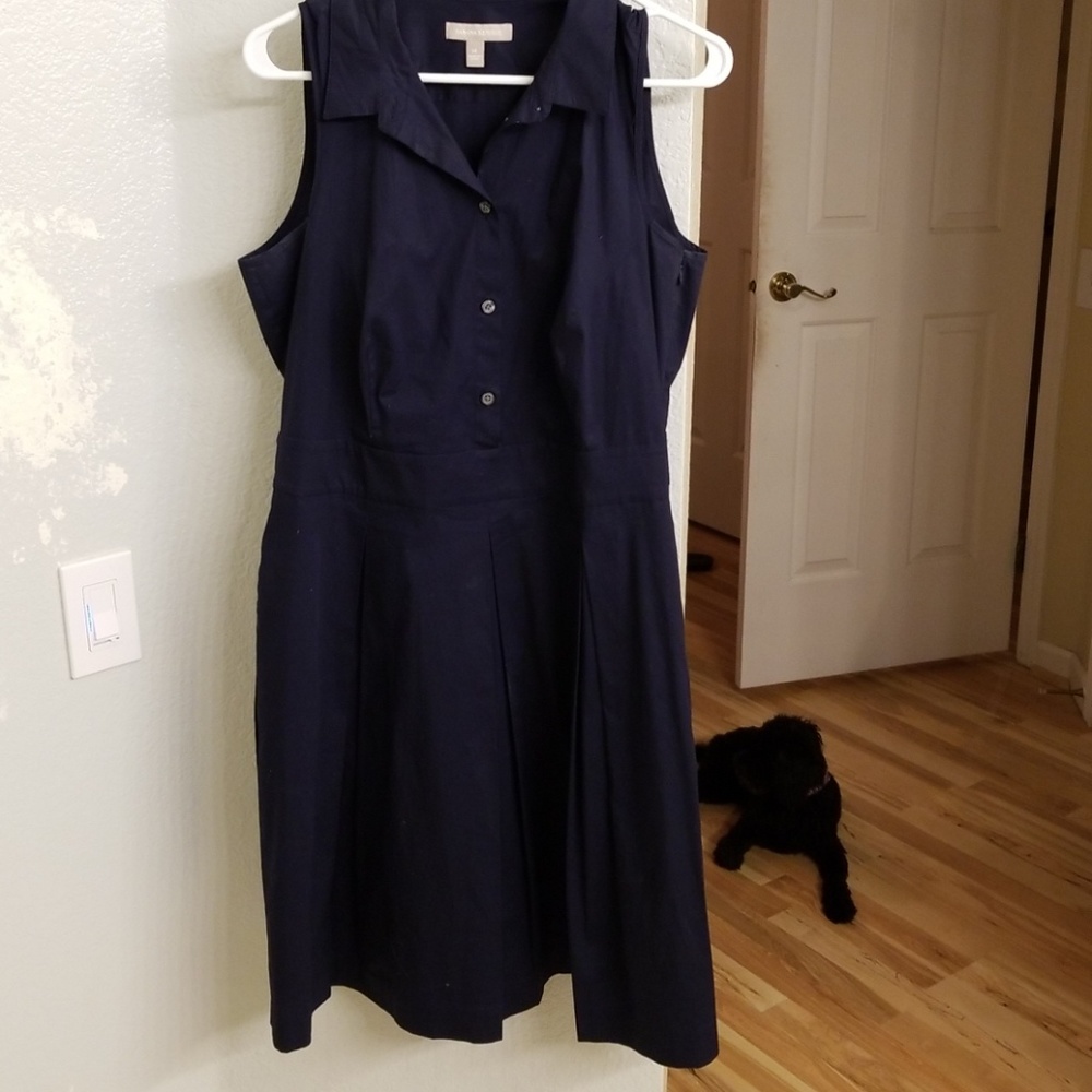 Navy blue dress